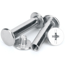 M4 M5 Pan Phillips Carbon Steel Nickel Plated Leather Chicago Screw